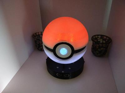Iluminated Pokeball light