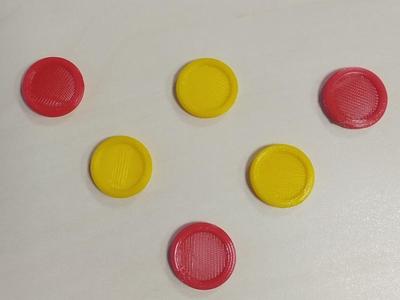 4 in a row - token / 4 Gewinnt - Spielsteine