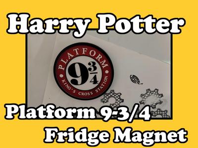 Harry Potter Platform 9-3/4 Fridge Magnet