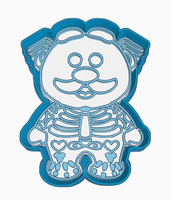 Cookie cutters Halloween skeleton Simi