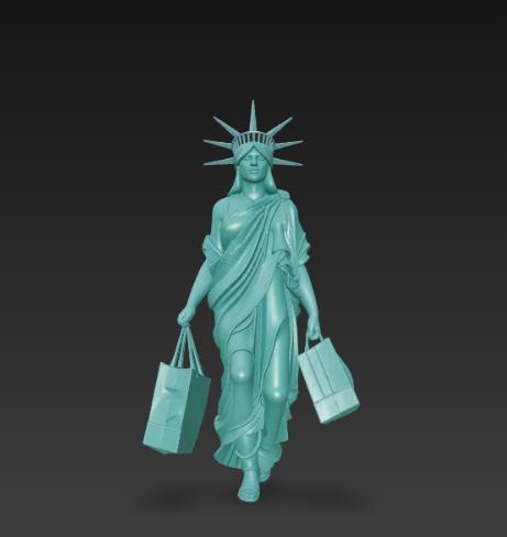 Liberty modern Woman 03 shopping