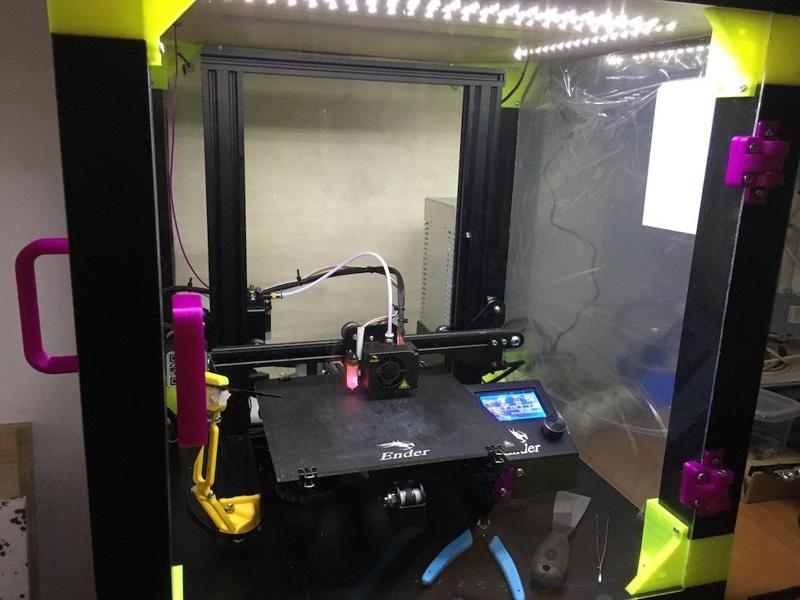 IKEA Lack Enclosure Creality Ender 3 Compilation - custom mix