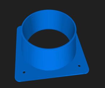 Soporte para tubo extractor de 110mm