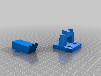 CR10 Bowden X-carriage mount for Prusa i3