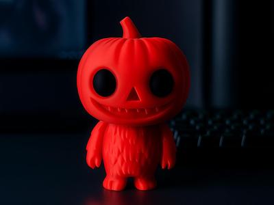 Pumpkin-Head Trickster Labu bu-Inspired Halloween
