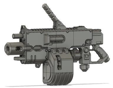Heavy Bolter, Cosplay scale