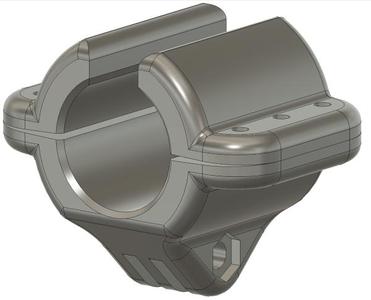 Denver ACT-5050W Action camera shotgun clamp