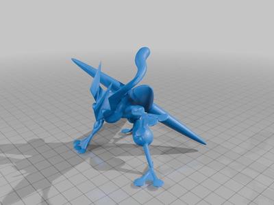 Greninja with big water shuriken