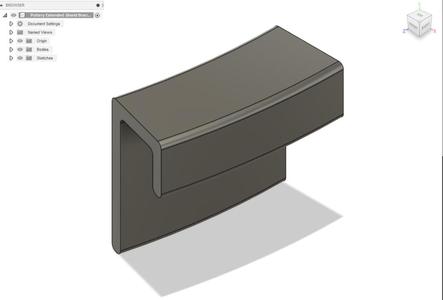 Pottery Brent Extended Shield Bracket
