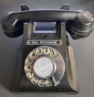 Call exchange plaque for GPO 312 telephone
