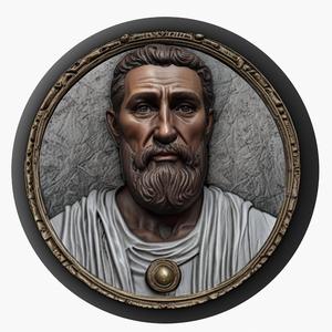 Darius I medallion pendant