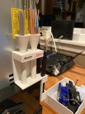 Ender 3D pro Nozzle cleaning tool kit holder