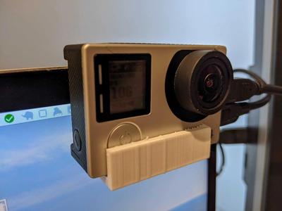 GoPro Hero 4 mount for MacBook Pro