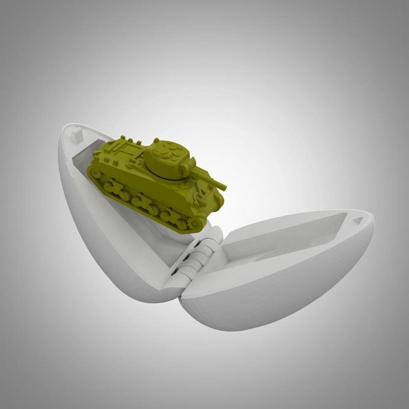 M4 Sherman Tank Surprise Egg