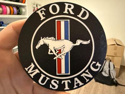 Ford Mustang coaster