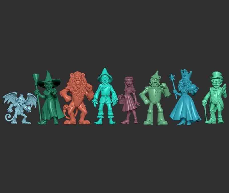 Wizard Of Oz Cast Figures