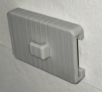 Hook with hidden screw