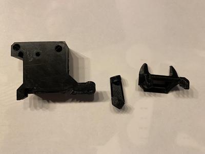 Prusa MK2(s) upgraded extruder cover for angled print fan