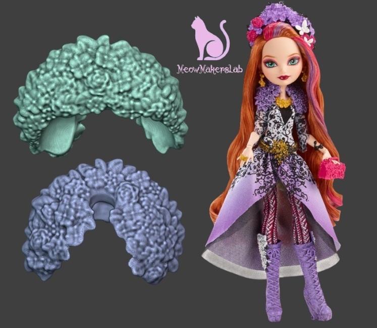 Holly O'Hair, Spring Unsprung, Flower Cape(Collar), Ever After High.