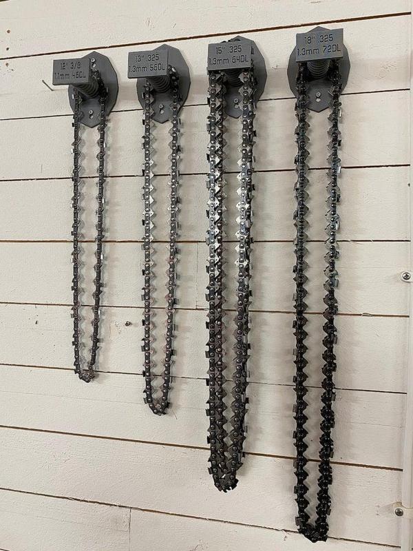 Chainsaw Chain Hanger backplate