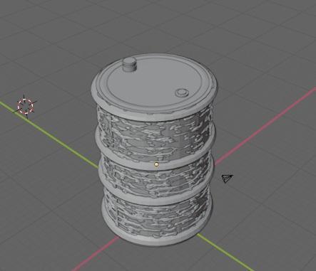 Red FUEL CAN FOR MY MINIATURES 14X14XH20mm