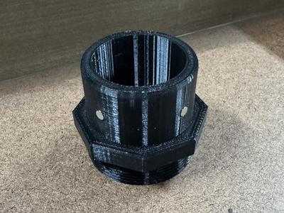 2" Male NPT to 1 7/8" vacuum hose adapter