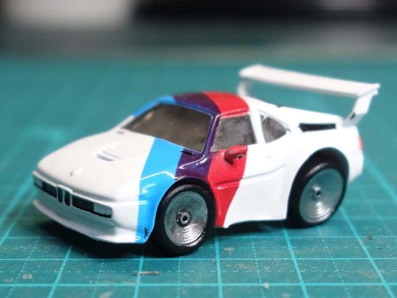 Deformed miniature car 1/64 scale