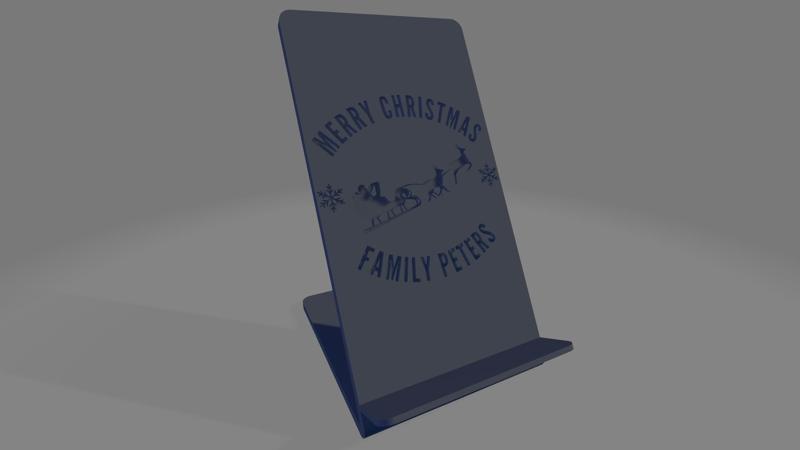 Peters Family Christmas Phone Stand – The Perfect Holiday Gift!