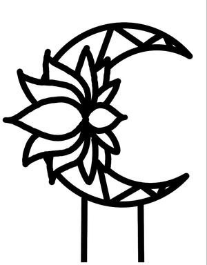 plantsupport moon flower
