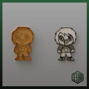 KEYCHAIN + COOKIE CUTTER PACK CHUCKY - HALLOWEEN 2K23