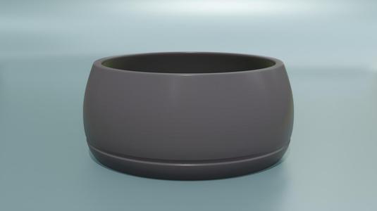 modern bowl planter
