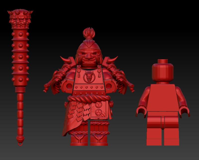 Brick Compatible Minifgure Shugoki "FOR HONOR" Samurai Faction