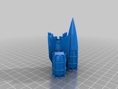 V2 rocket easy print