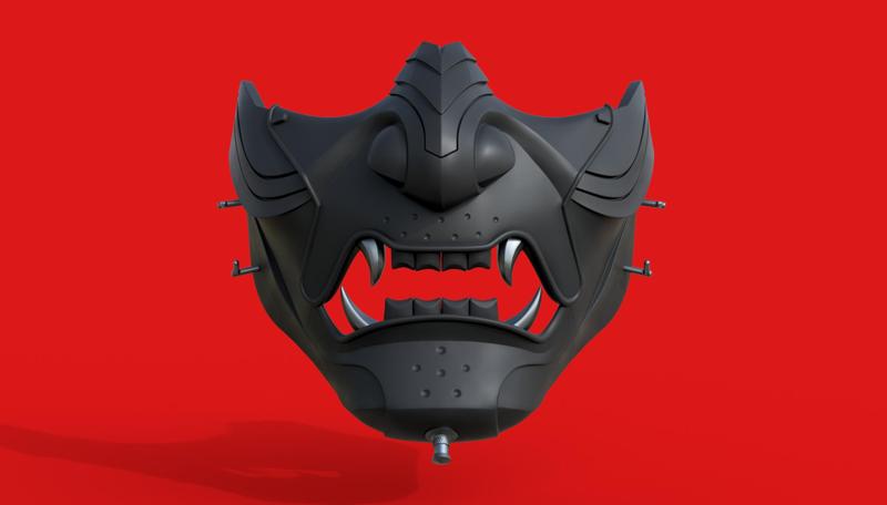 Jin Sakai Oni Mask - Ghost of Tsushima Cosplay Prop