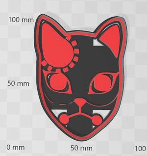 Japanese Mask Kimetsu no yaiba - neko