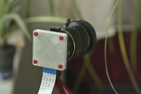Minimalistic Raspberry Pi HQ camera back