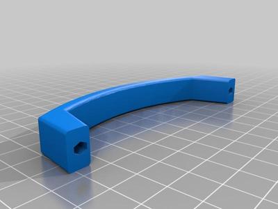Simple door handle (distance 9,5 cm)