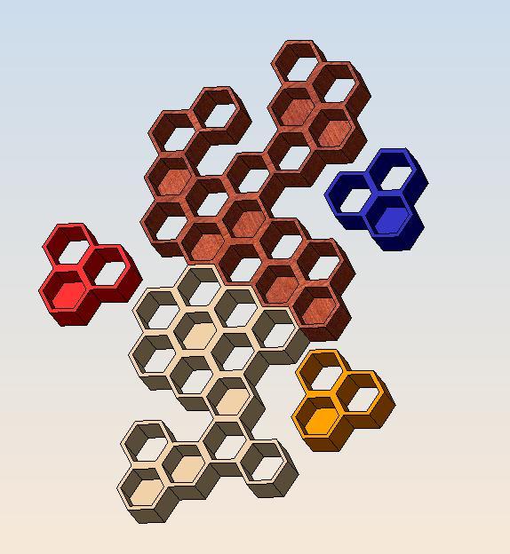 Honeycomb Key Holder