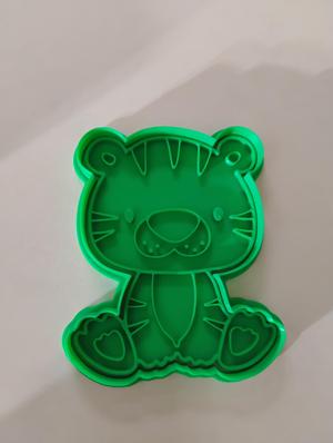 cookie cutter, tiger