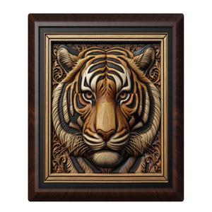 Tiger animal wall art relief wall decor