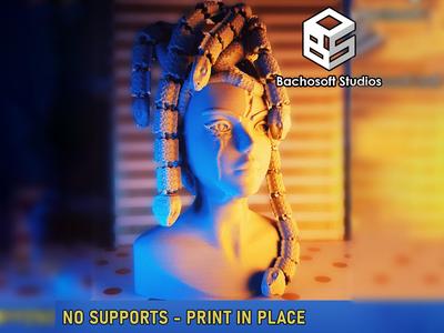Flexi Articulated Medusa Bust