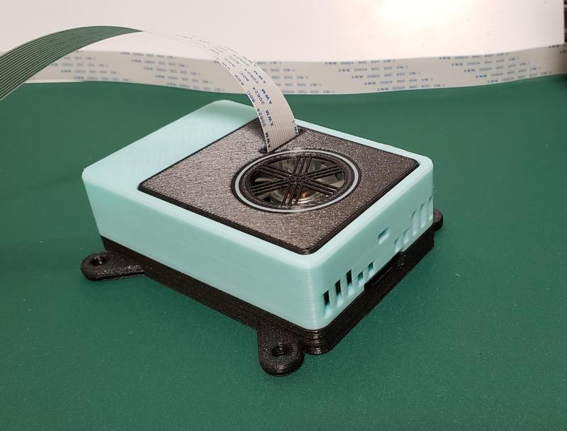 Fan mount & Camera cable module for Raspberry Pi Snap Case