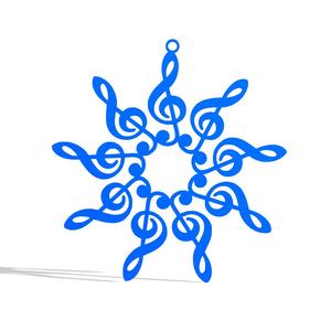 Musical Note Christmas Ornament