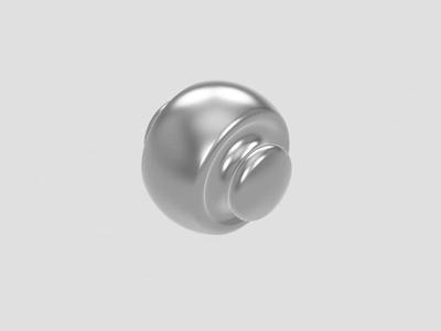 Sphericon / mathart, sculpture or jewellery (pendant, bracelet)