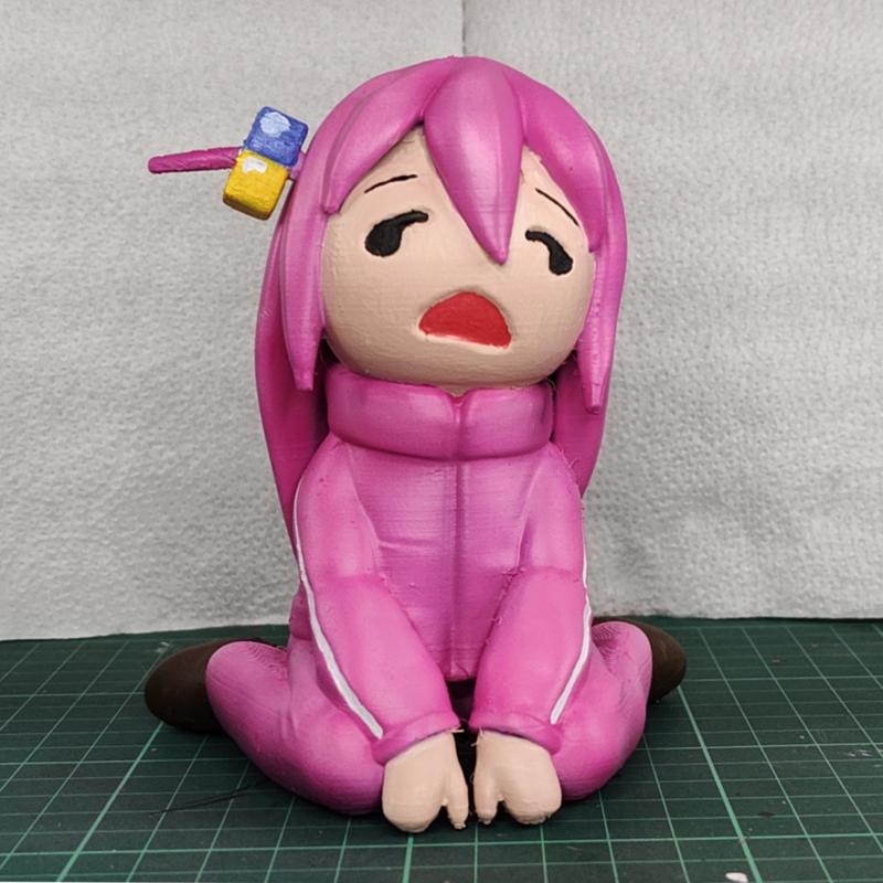 Bocchi the Rock clay fanart version