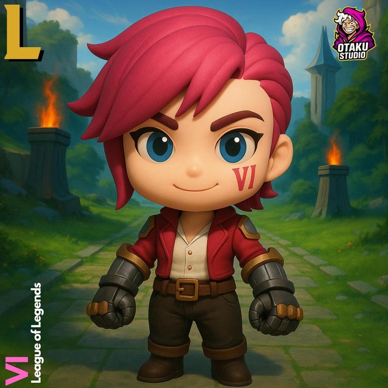 Chibi Vi - League of Legends Fan Art 3D Model