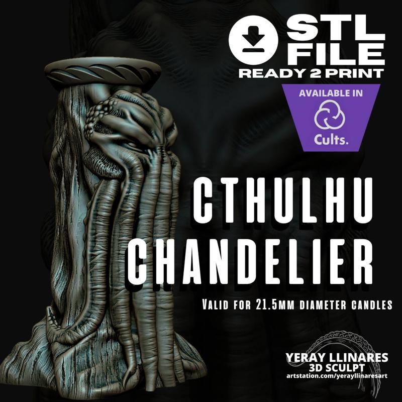 Themed Candleholder: Cthulhu