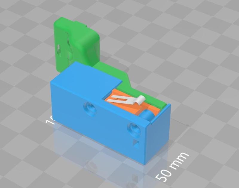 BLV mgn12 AM8 RAMPS/Makerbot Z endstop & cover