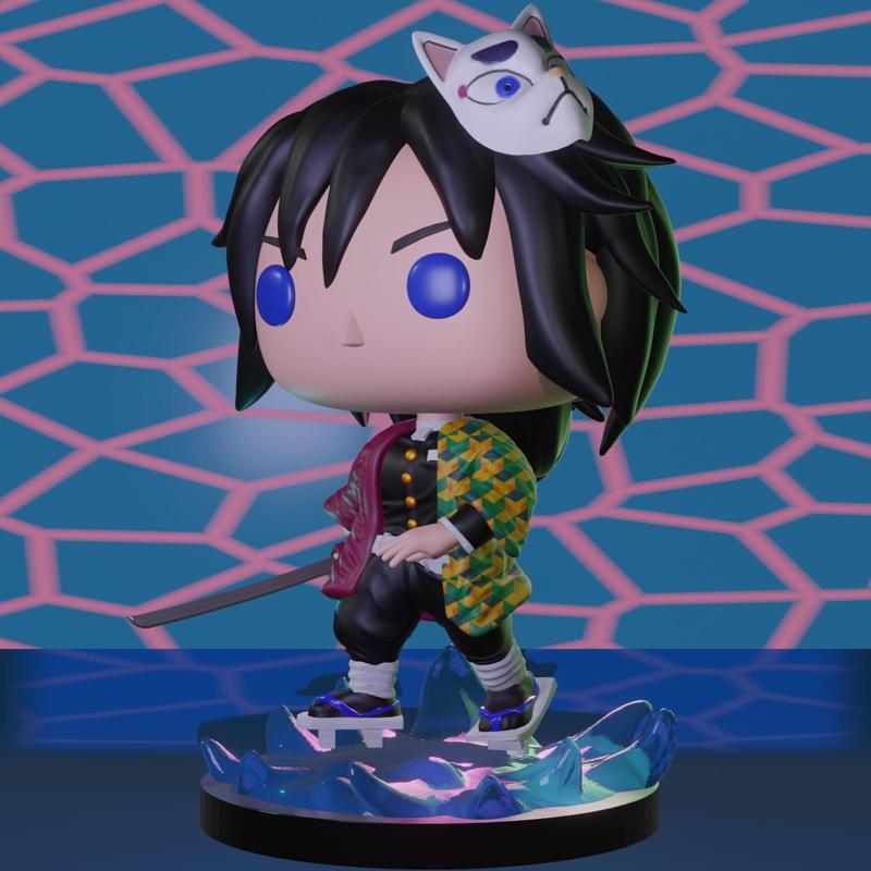 Funko Pop Giyu Tomioka 冨岡 義勇 / Demon Slayer 鬼滅の刃