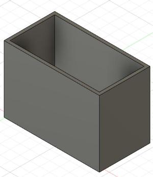 Box & Lid (90mm by 45mm by 65mm)